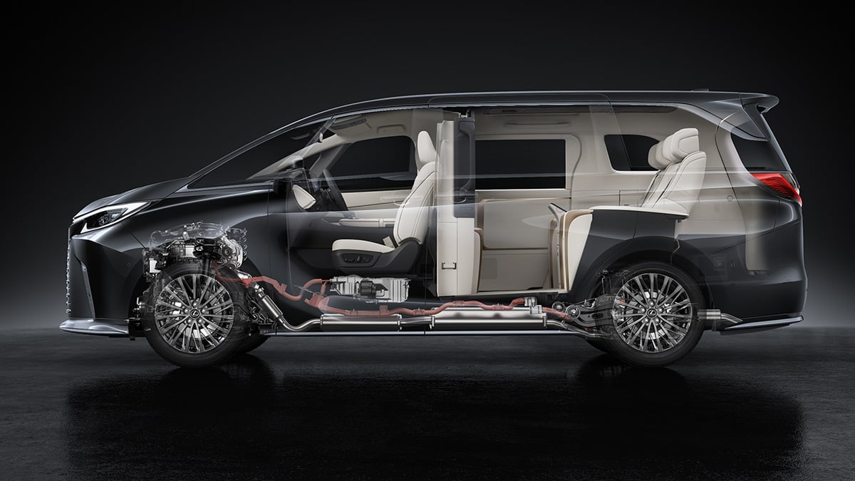 Lexus LM - HỆ THỐNG TREO TÂN TIẾN