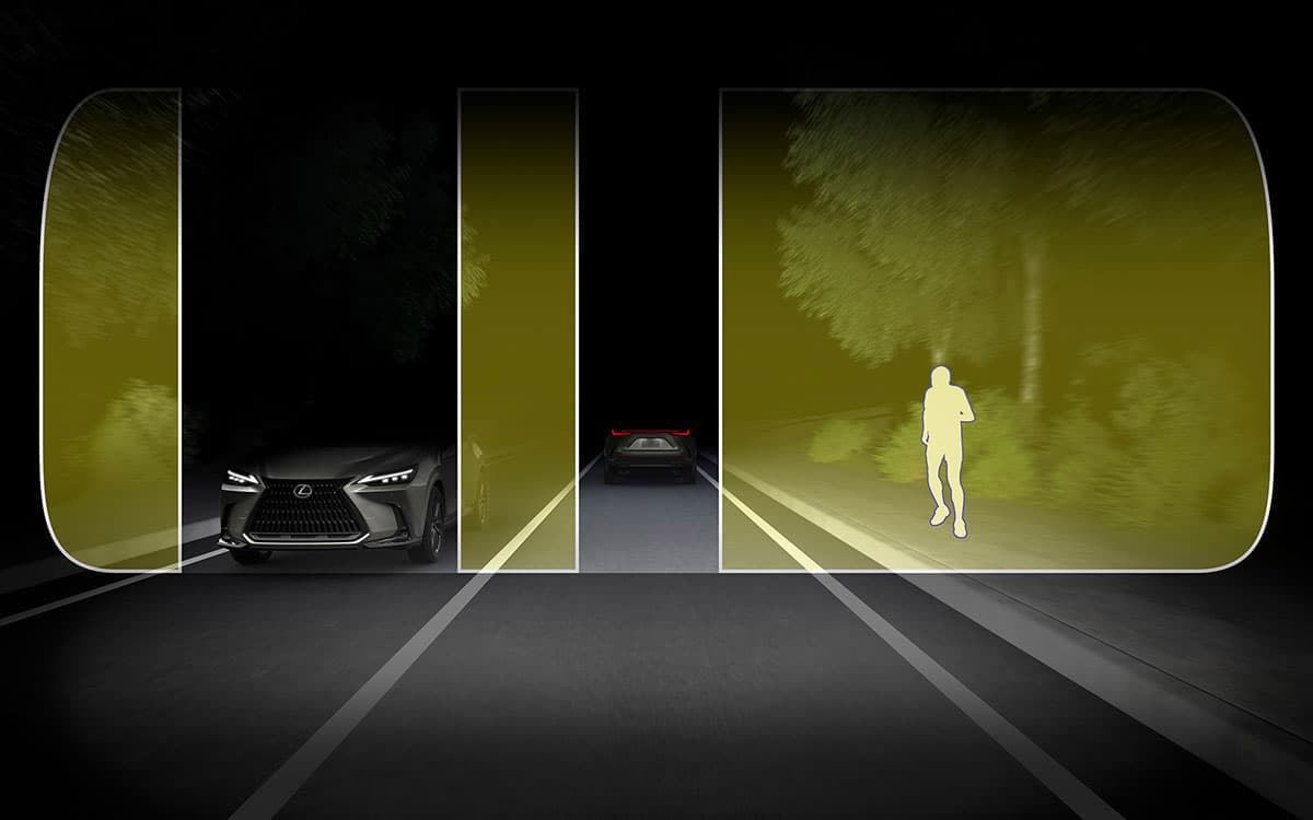 Lexus LM - ĐÈN PHA TỰ ĐỘNG THÍCH ỨNG (AHS)
