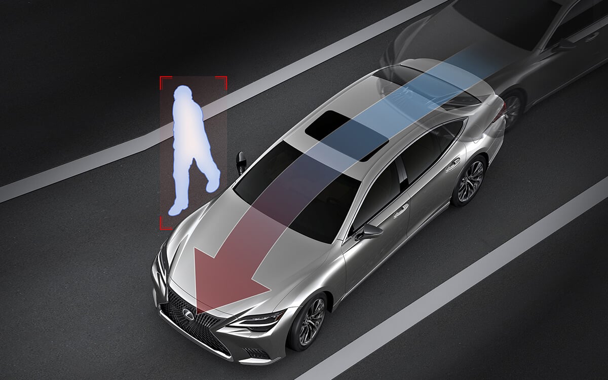 Lexus LS - HỆ THỐNG CẢNH BÁO TRƯỚC VA CHẠM (PCS)