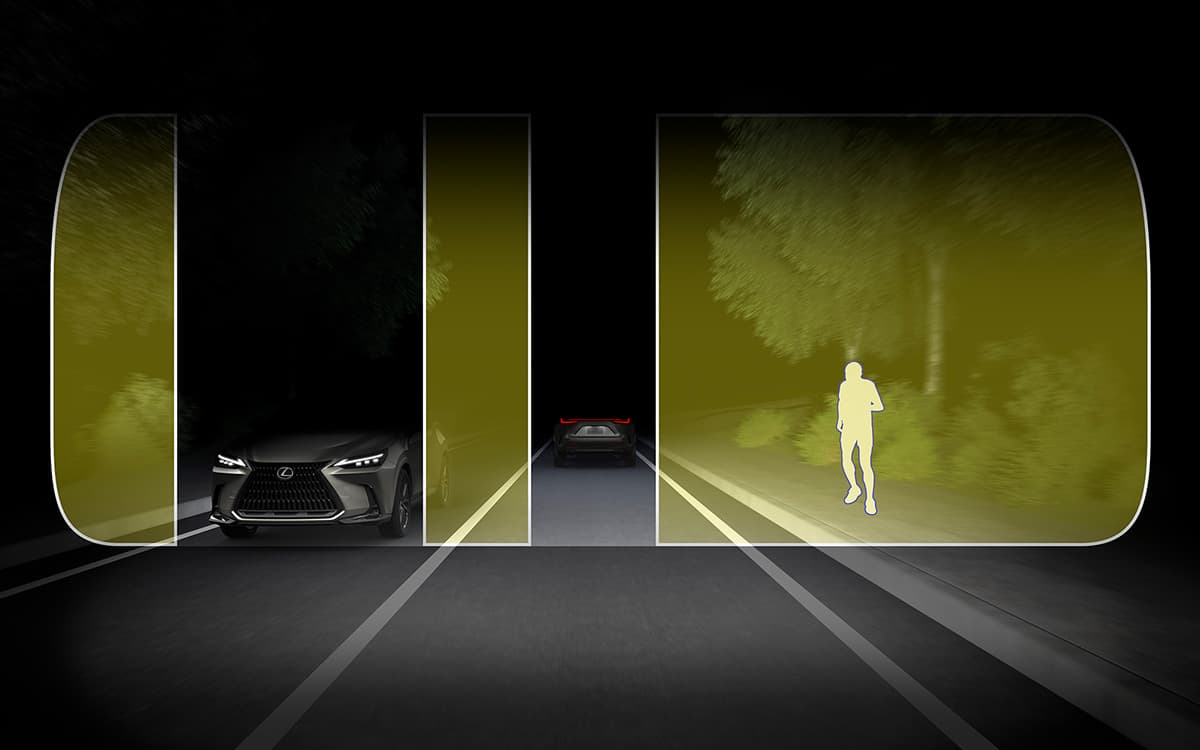 Lexus LX - HỆ THỐNG ĐÈN PHA THÍCH ỨNG KIỂU BLADESCAN™