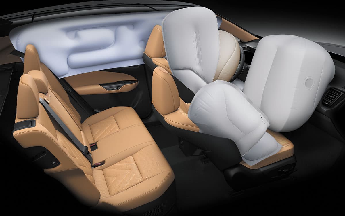 Lexus NX - HỆ THỐNG 8 TÚI KHÍ SRS